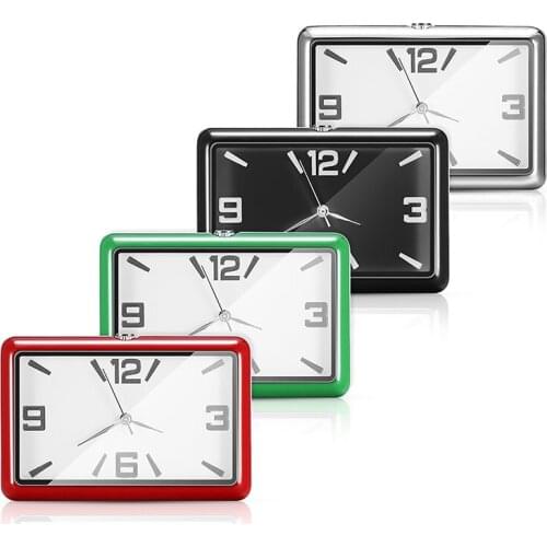 High Quality Car Wall Clock Mini Clock Auto Fashion Watch Automobile Quartz Clock Car Decoration Ornaments reloj despertador