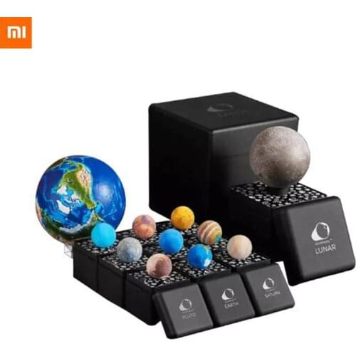 Xiaomi ar solar system planet 3D model handmade gift exquisite design solar system accessible Earth Moon model