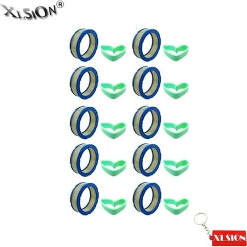 XLSION Aftermarket 10x Air Filters + 10x Pre Filter For 272490S 394018 5052H LG394018JD LT166 LT170 LX288 GT235 SST18 LTR166