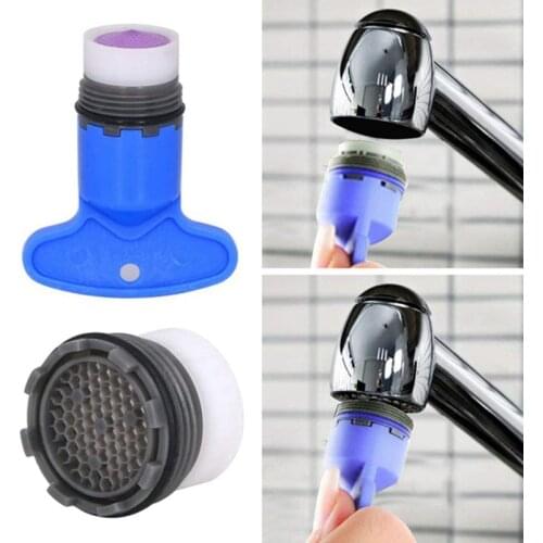 GTBL 1.2GPM Faucet Replacement Part Insert Filter, Restrictor Aerator,4 Pack(Blue+Black)