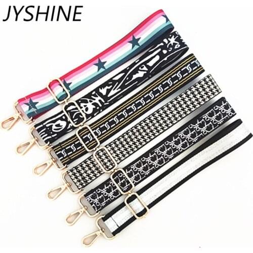 Ethnic Style Bag Shoulder Strap Accessories Womens Bags Decoration Belt Adjustable Replacement Long Shoulder Strap Bag Handles