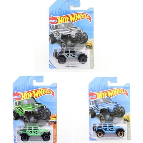 2019-13 Original Hot Wheels Mini Alloy Coupe 17 JEEP WRANGLER 1/64 Metal Diecast Model Car Kids Toys Gift