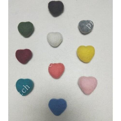 4cm newborn photography props Peach heart headband head flower heart shape