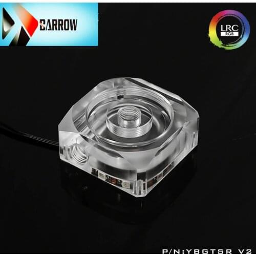 Barrow Acrylic DDC expands pump box integration Modified pump cover LRC2.0 version YBGTSR V2, watercooling