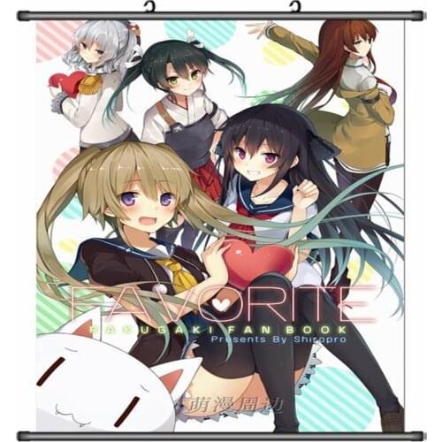 Coscase Japan Anime Ao no Kanata no Four Rhythm Asuka Kurashina Mashiro Arisaka Home Decor Wall Scroll Poster Decorative Picture
