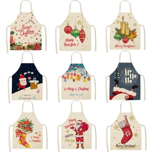 Christmas gift pattern master apron Apron for hairdresser Woman kitchen apron goods for home kitchen Child apron House cleaning