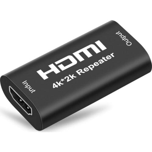 HDMI Repeater Extender Gold Plated 4K*2K 3D HDMI Adapter Signal Amplifier Booster Over 4.95Gbps Signal HDMI Extender