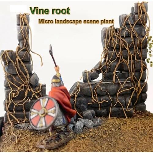 Simulation Vine Tree Roots Withered Model Plant Camouflage Grass Military Scene DIY Material
