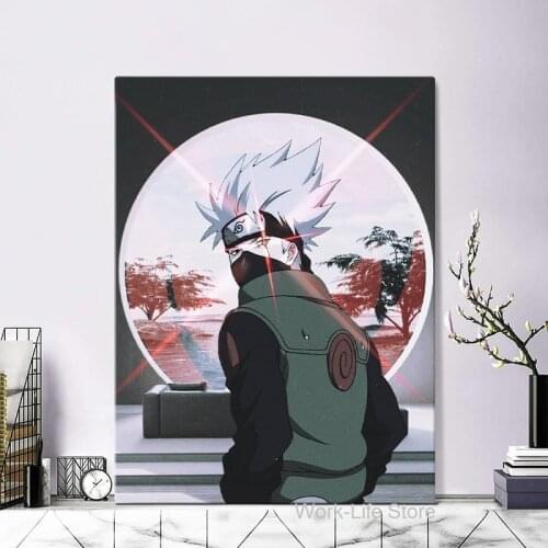 Kakashi Hatake Anime Decoration Home Decor Canvas Painting Living Room Wall Art Pictures Posters Prints