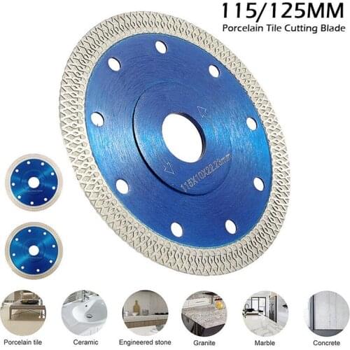 Turbo Diamond Saw Blade Disc Porcelain Tile Ceramic Granite Marble Cutting Blades For Angle Grinder Diamond Saw Blade 115mm