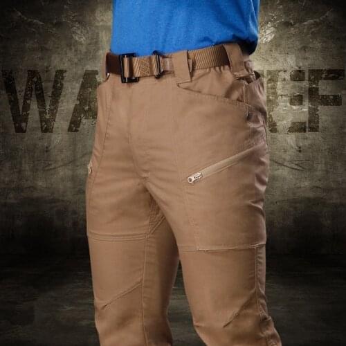 Mens Multi-pocket Outdoor Sports Camouflage Tactical Pants Field Combat Training Climbing Wearproof Military Tactics Trousers