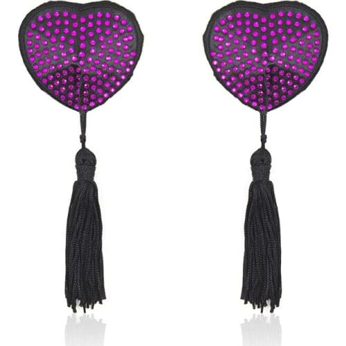 New Sexy Women Lingerie Sequin Tassel Pasties Stickers Breast Bra Nipple Cover Milk Paste Nipple Bra Breast Nipple Cover