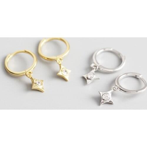 925 Sterling Silver Ear Buckle 12mm Minimalist Hoop Earrings Embrace Pendants Girl Jewelry Birthday Prom Party Gift