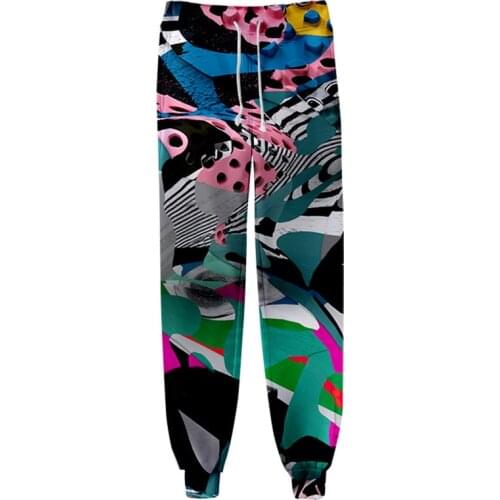 Tie Dye 3D Printed Sweatpants Casual Harajuku Jogger Pants Colorful Psychedelic Track Pants Slim Tracksuits Men/Women Trousers