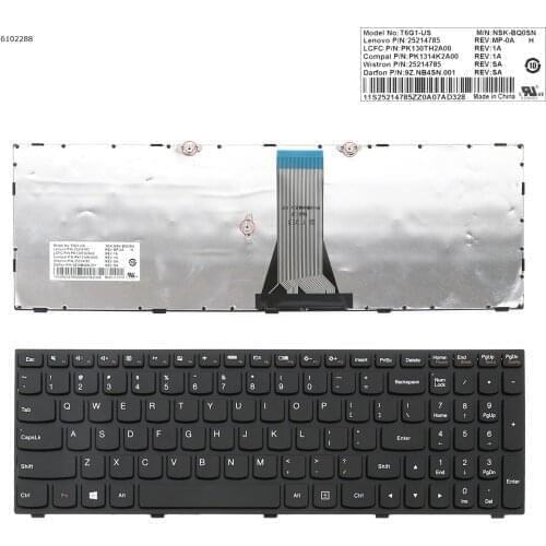 US QWERTY New Replacement Keyboard for Lenovo B50-30 B50-80 B50-45 B50-70 M50-70 M50-80 Laptop Black