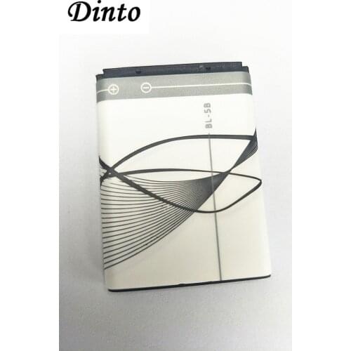 Dinto 1pc Replacement Mobile Phone Battery BL-5B BL5B BL 5B Batteries for Nokia 5300 5320 N80 N83 6120C 7360 3220 3230 5070