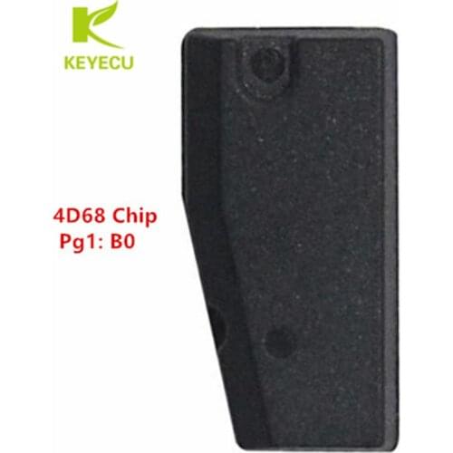 KEYECU Replacement New Transponder Chip 4D68 Chip Carbon Pg1: B0 for Lexus ES330 GX470 LS400 LX470 RX330 RX400H SC430 LS430