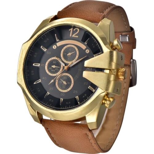 16 Colors XINEW Hot Brand Watches Mens Leather Sports Designer Watch Male Stainless Steel Back Big Round Dial Clock Montre Homme