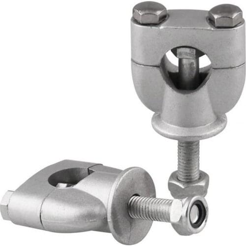 70% Dropshipping!!22mm Universal Handlebar Riser Clamp Single Hole Handle Bar Mount Clamp for Off-road Motorcycle