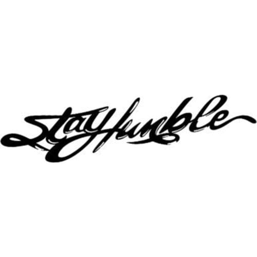 Black/Sliver Funny Car Stying Stay Humble Car Windshield Vinyl Car Sticker Decal C258