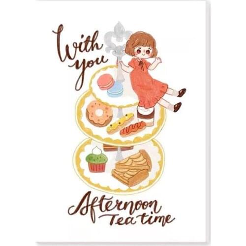 Afternoon Tea Time Sticker Sheet for Card Making Bullet Journal DIY Scrapbooking
