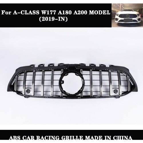 GT- Style ABS Front Bumper Racing Grille For Benz W177 A Class A180 A200 A260 2019