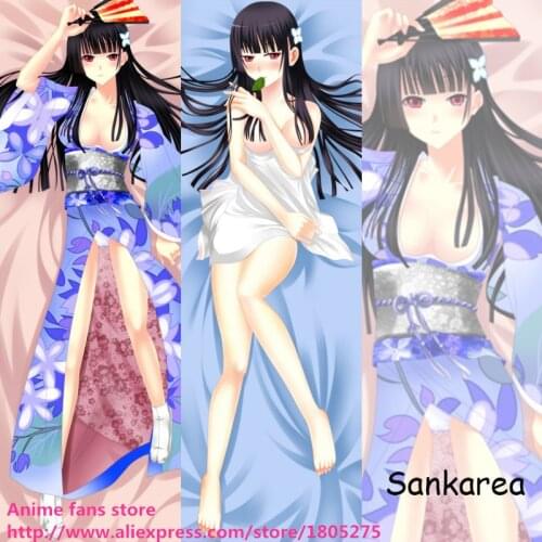 Hentai Sexy Japanese Anime Pillowcase Sankarea Sanka Rea kimono Cute decorative Hugging Body Pillow Case Bedding
