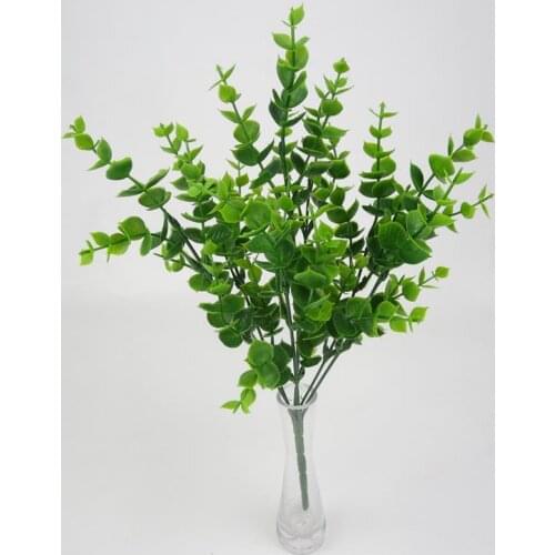 Artificial Plant Branch DIY Decorative Eucalyptus Fake Plant Artificial Greenery Grass Home Office Decor