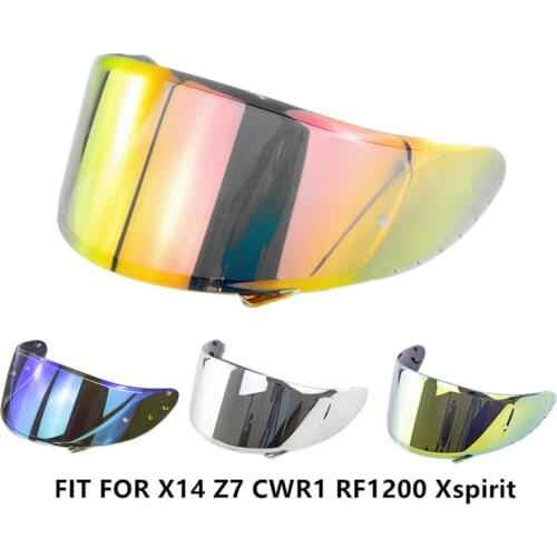 X14 Motorcycle Helmet Visor for X14 SHOEI Z7 CWR1 RF1200 Xspirit UV-resistant Casco Moto Lens Windshield Motorcycle Accessories