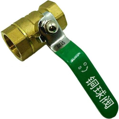 1/4" 3/8" 1/2" 3/4" 1" BSP Female Brass Shut Off Ball Valve Plumbing Home Garden