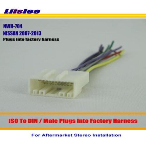 Liislee Car CD Player TO Stereo DVD GPS NAVI Installation Kits/Wiring Harness Wire Adapter For NISSAN Sentra Titan Versa