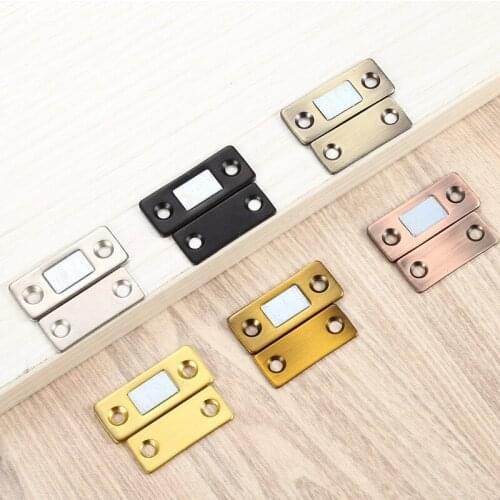 1Sets Magnetic Cabinet Catches Magnet Door Stops Hidden Door Closer For Drawer Cupboard Wardrobe Furniture Hardware Accessories