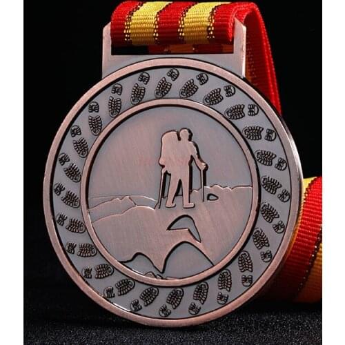 Running medal Metal Medal Mountaineering Running Commemorative Medal Hiking Metal Medal Listing 2020