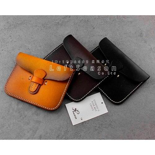 Cute Mens Ladies Real Leather Coin Notes Change Purse Pouch Wallet Holder