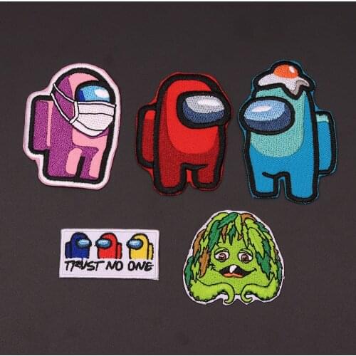 Fashion Popular game elements Embroidery Patches Iron On Clothes 3D for Clothes DIY Jacket Stickers T-shirt clothing accessories