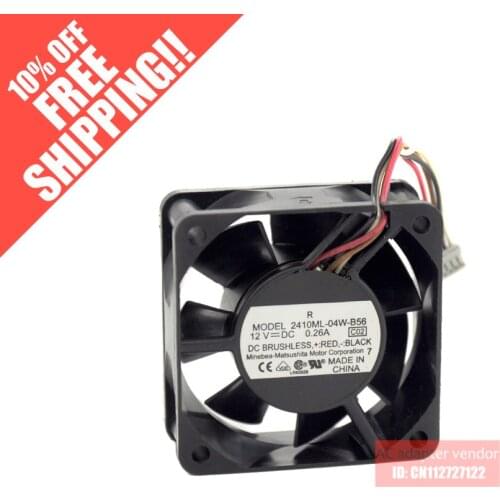 NMB 2410ML-04W-B56 12V0.26A 4 lines FOR Sharp 3511 copier fan