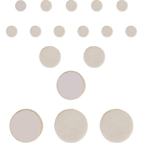 2021 New 17Pcs Faux Leather Clarinet Key Pads Musical Woodwind Wind Music Replacement