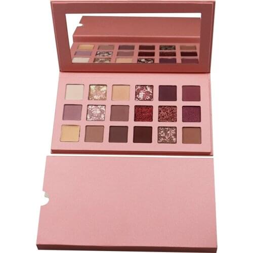 Pearl Matte Earth Color Pumpkin Color Eyeshadow Power Palette Glitter Highlighter Makeup Shine Private Label