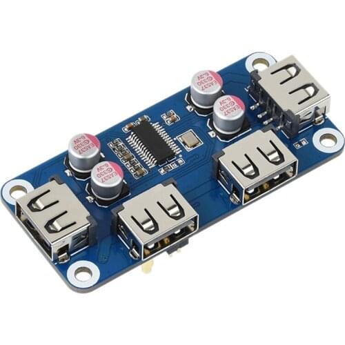 For Raspberry Pi USB HUB Expansion Board 4 Way USB 2.0 Interface Suitable for Raspberry Pi Series Mother Boards