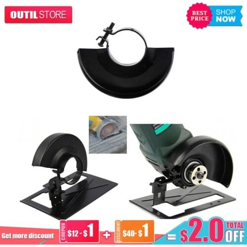 Cutting Machine Base Protection Cover Angle Grinder Special Cutting Bracket Safety Shield Tool Dremel Accessories