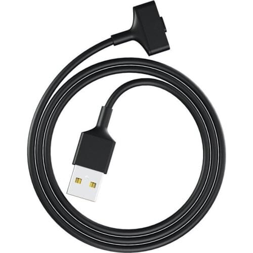 Multifunction Black Accessories Charger Cable Durable TPE Probe Interface Portable 1m 5v Replacement Parts For Fitbit Ionic
