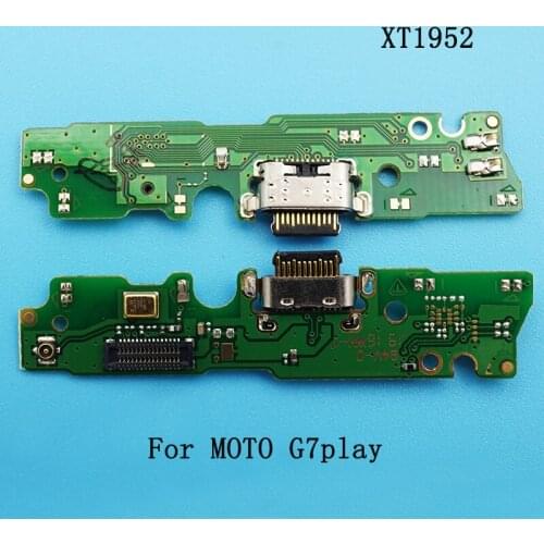 10pcs/lot For MOTO G7play/XT1952 Flex Cable USB Port Charger Dock Plug Connector Charging Port Tail Wire Board Replacement Parts
