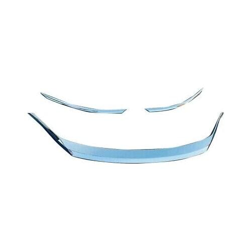 3* ABS Chrome Exterior Front Hood Cover Trim For Toyota Harrier Venza 2020-2021