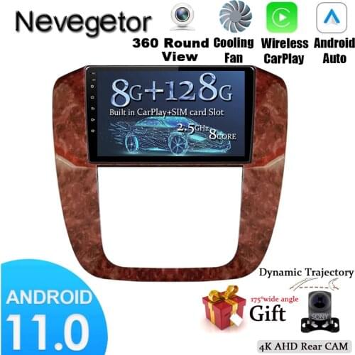 Android 11 For GMC SIERRA tahoe yukon 3 2015 Car Radio Multimedia Video Player GPS Navigation NO DVD 2 din Octa-Core