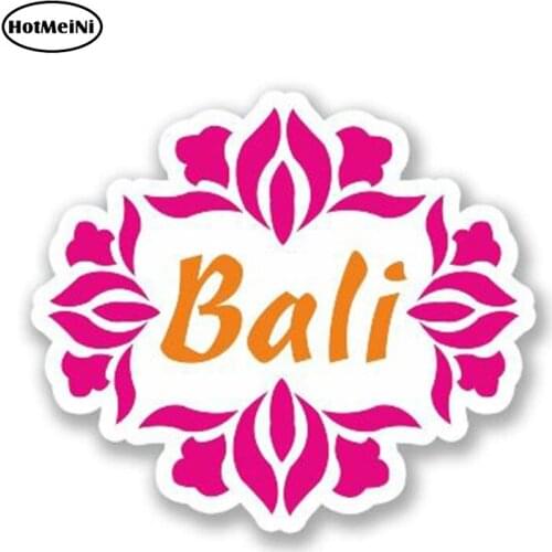 HotMeiNi 13cm x 10cm Car Sticker Bali Decal Car Window Truck Bumper Decoration Personality Waterproof Car Styling Accessories