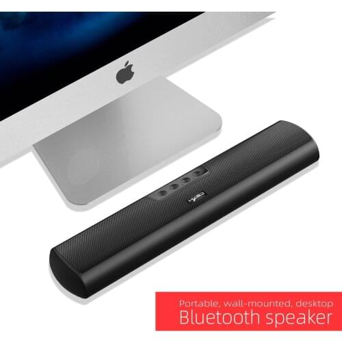 HXSJ Q3 TWS Audio Bar Speaker Desktop Computer Home Wired Wireless Bluetooth 5.0 Speaker Notebook Laptop Subwoofer Hang On Wall