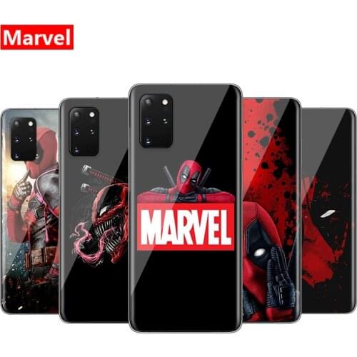 Marvel Avengers Super Hero Deadpool For Samsung Galaxy A01 A11 A21S A31 A51 A71 A91 A12 A32 A42 A52 A72 A02S Black Phone Case
