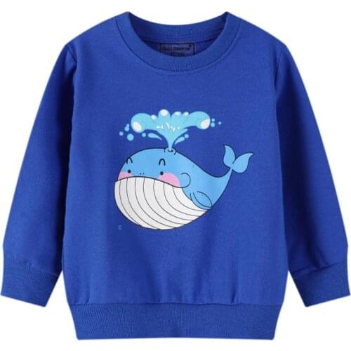 Funnygame Kids clothes spring long sleeve t shirt for boys cartoon car jacket baby O-neck cotton sweatshirt children Tops