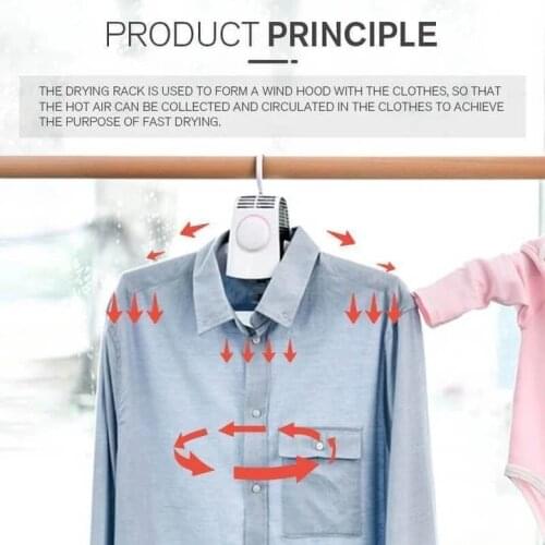 Electric Clothes Drying Rack Smart Hang Clothes Dryer Portable Outdoor Travel Mini Folding Available Clothing Shoes Heater