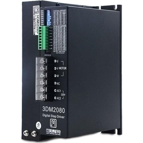 Hot selling 110 three-phase digital stepper driver 3DM2080 with 130 motor 220V AC control